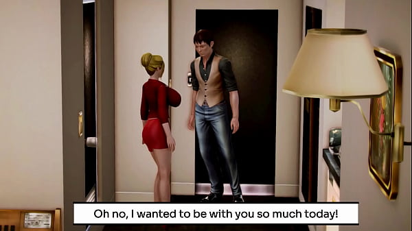 Corno descansa, amante fode esposa do lado, Hentai 3D Anime.